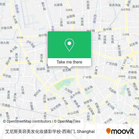 艾尼斯美容美发化妆摄影学校-西南门 map