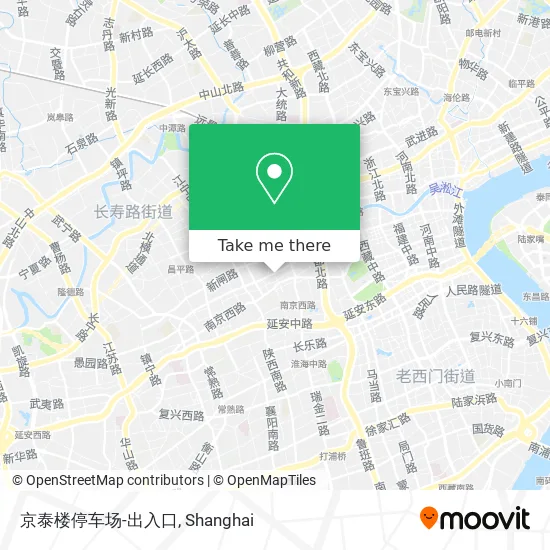 京泰楼停车场-出入口 map