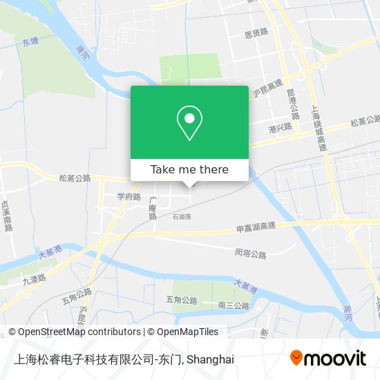 上海松睿电子科技有限公司-东门 map