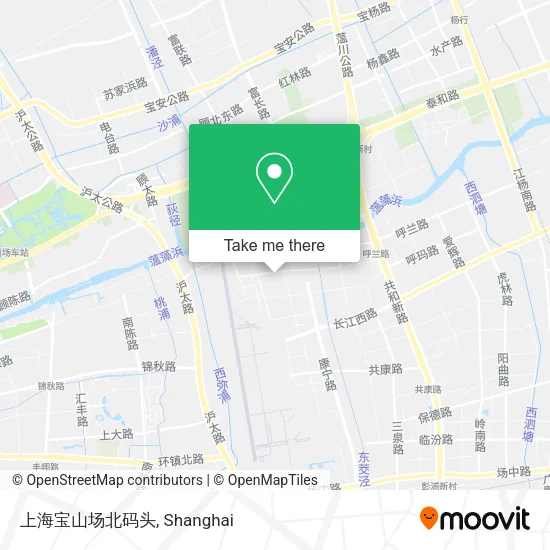 上海宝山场北码头 map