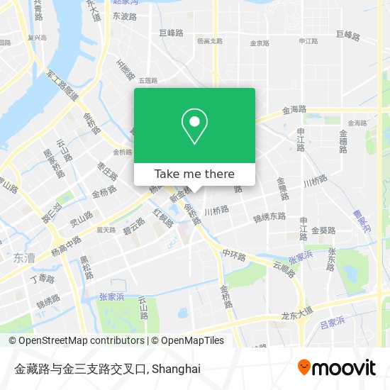 金藏路与金三支路交叉口 map