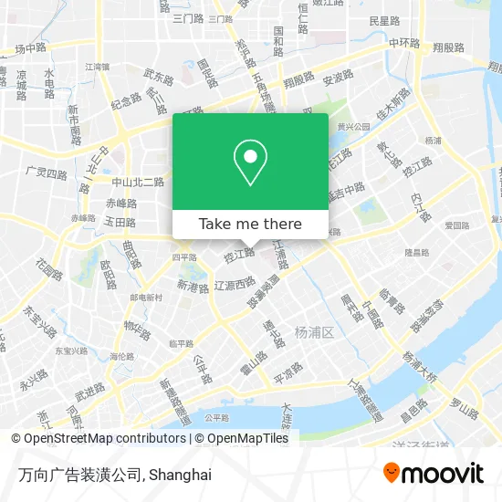 万向广告装潢公司 map