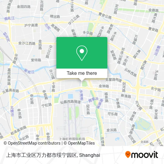 上海市工业区万力都市绥宁园区 map