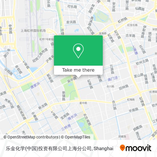 乐金化学(中国)投资有限公司上海分公司 map