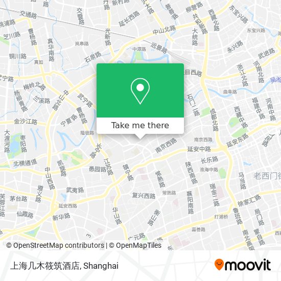 上海几木筱筑酒店 map