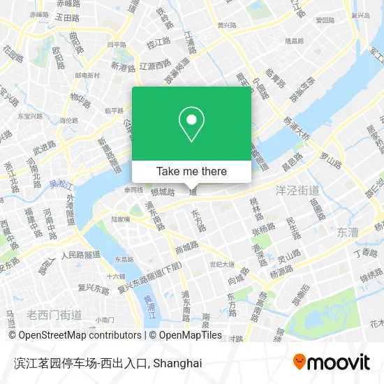 滨江茗园停车场-西出入口 map