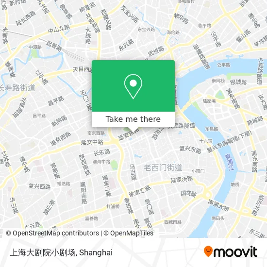 上海大剧院小剧场 map