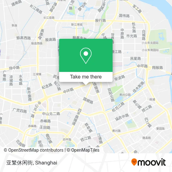 亚繁休闲街 map