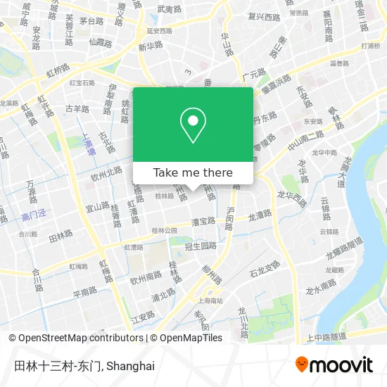 田林十三村-东门 map