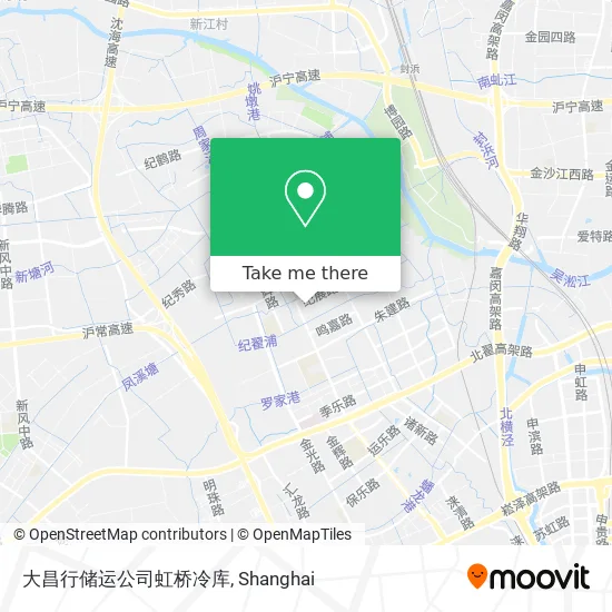 大昌行储运公司虹桥冷库 map
