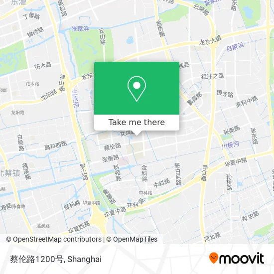 蔡伦路1200号 map