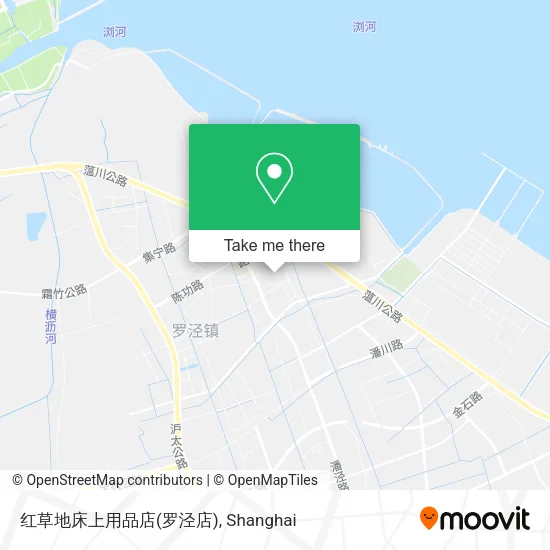 红草地床上用品店(罗泾店) map