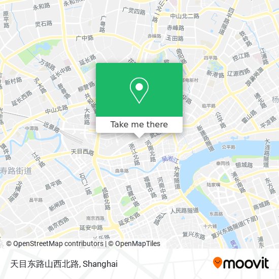 天目东路山西北路 map