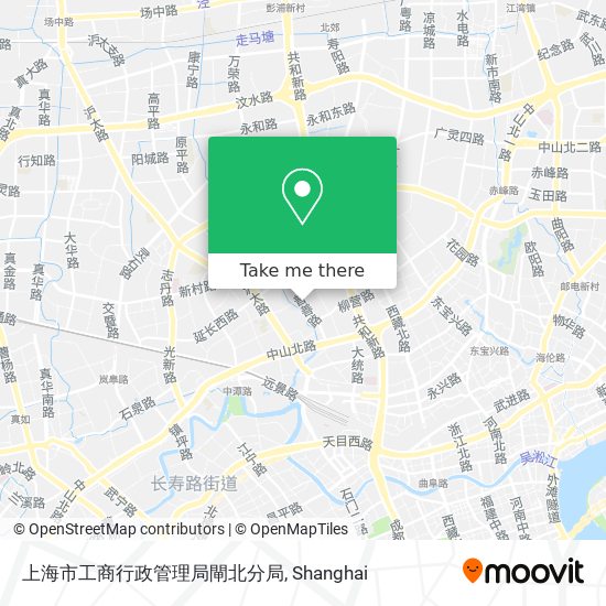 上海市工商行政管理局閘北分局 map