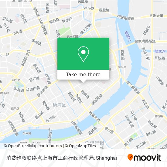 消费维权联络点上海市工商行政管理局 map