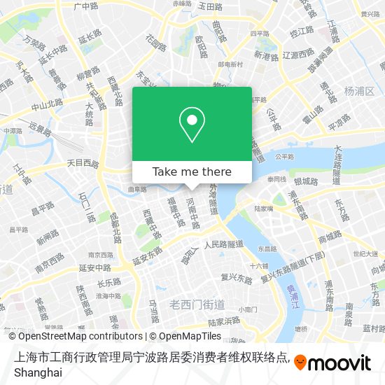 上海市工商行政管理局宁波路居委消费者维权联络点 map