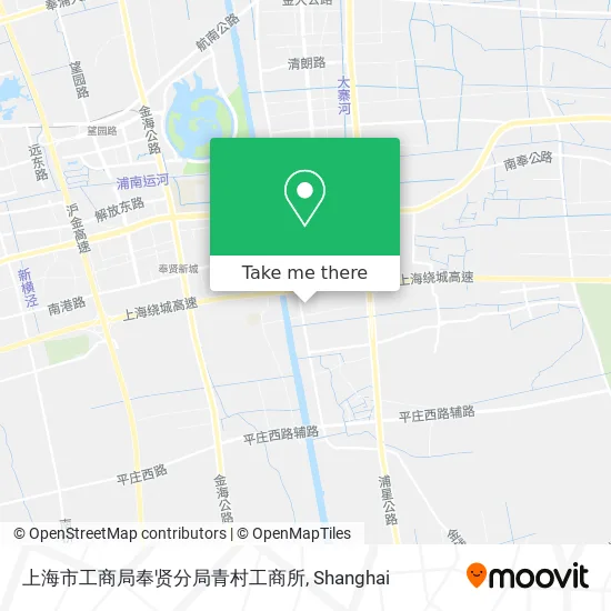 上海市工商局奉贤分局青村工商所 map