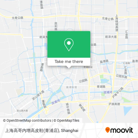 上海高哥内增高皮鞋(青浦店) map