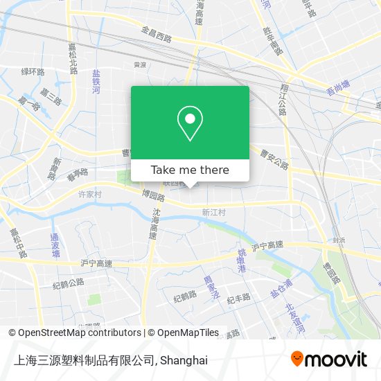 上海三源塑料制品有限公司 map
