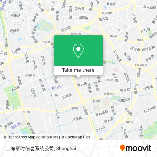 上海康时信息系统公司 map