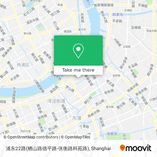 浦东22路(栖山路德平路-张衡路科苑路) map