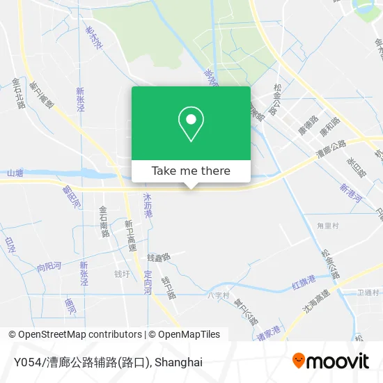 Y054/漕廊公路辅路(路口) map