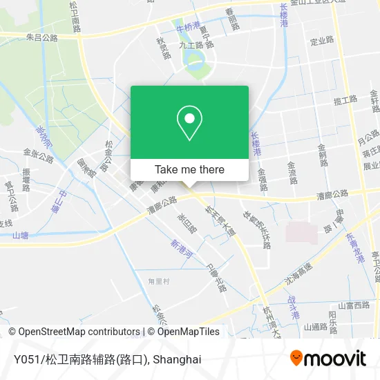 Y051/松卫南路辅路(路口) map