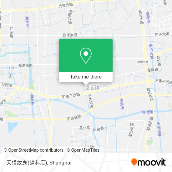 天猫纹身(赵巷店) map