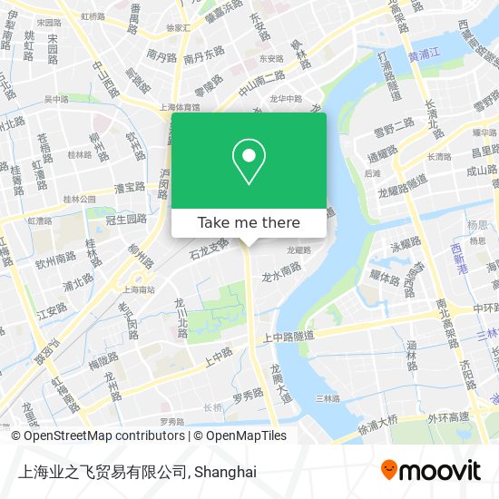 上海业之飞贸易有限公司 map