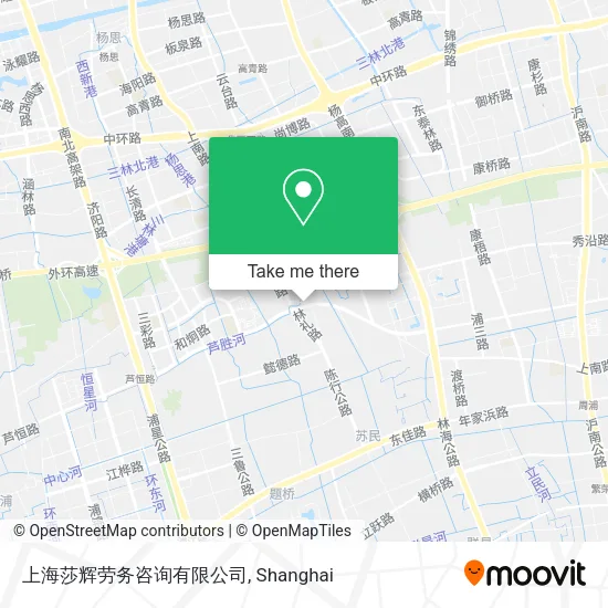 上海莎辉劳务咨询有限公司 map