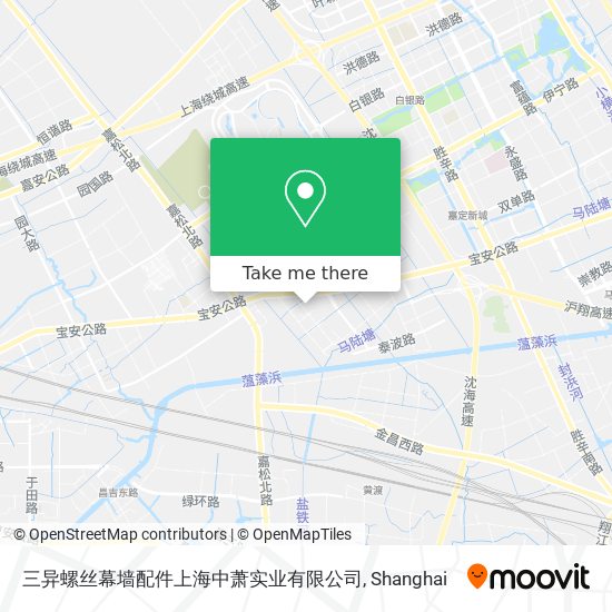 三异螺丝幕墙配件上海中萧实业有限公司 map