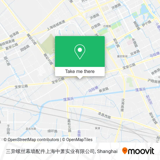 三异螺丝幕墙配件上海中萧实业有限公司 map