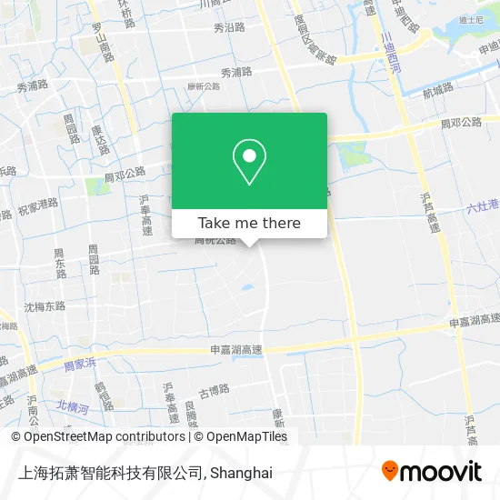 上海拓萧智能科技有限公司 map