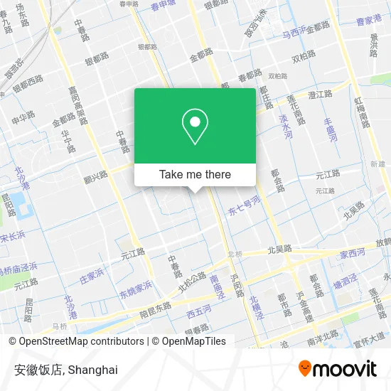 安徽饭店 map