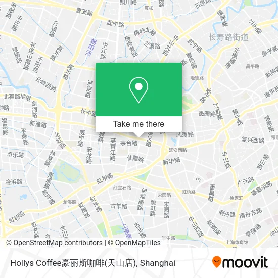 Hollys Coffee豪丽斯咖啡(天山店) map