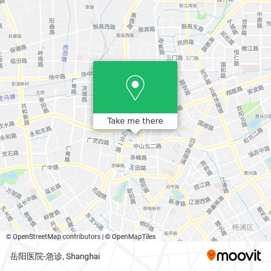 岳阳医院-急诊 map