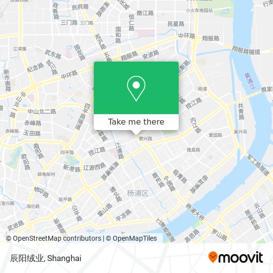 辰阳绒业 map