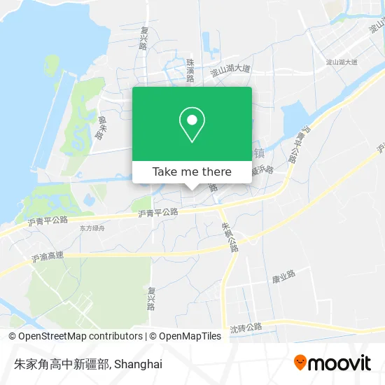 朱家角高中新疆部 map