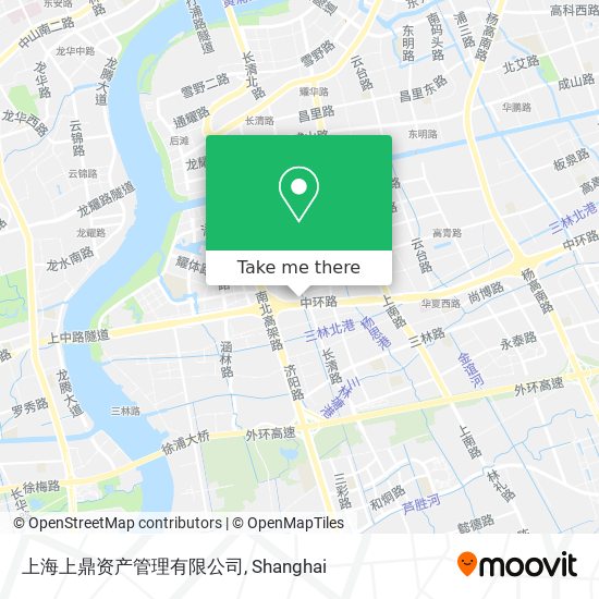 上海上鼎资产管理有限公司 map