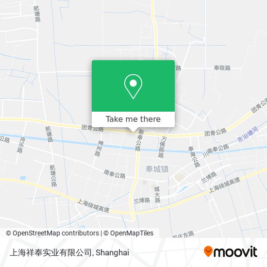 上海祥奉实业有限公司 map