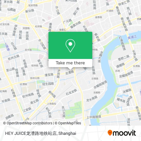 HEY JUICE龙漕路地铁站店 map