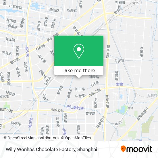 Willy Wonha's Chocolate Factory map