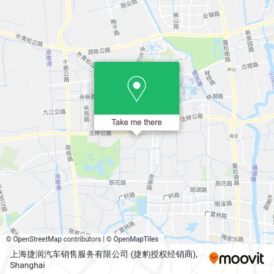 上海捷润汽车销售服务有限公司 (捷豹授权经销商) map
