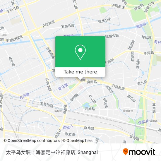 太平鸟女装上海嘉定中冶祥藤店 map