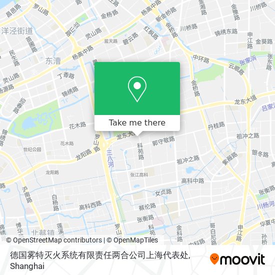 德国雾特灭火系统有限责任两合公司上海代表处 map