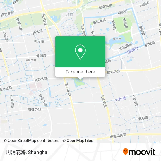 周浦花海 map