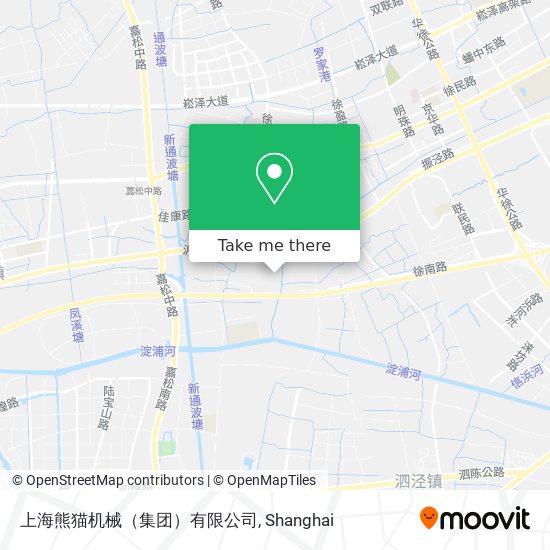 上海熊猫机械（集团）有限公司 map