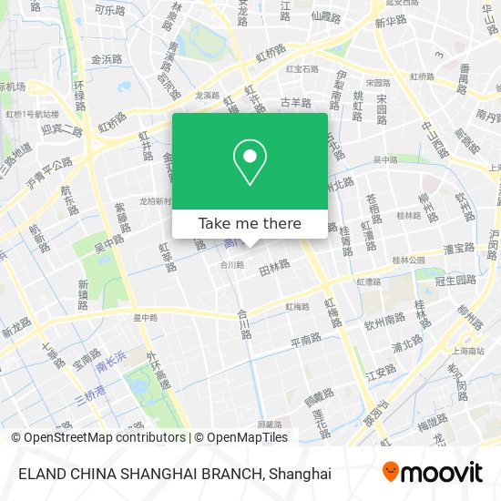 ELAND CHINA SHANGHAI BRANCH map