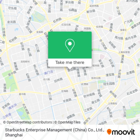 Starbucks Enterprise Management (China) Co., Ltd. map