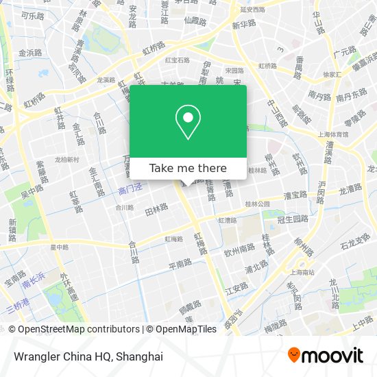 Wrangler China HQ map